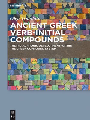 cover image of Ancient Greek Verb-Initial Compounds